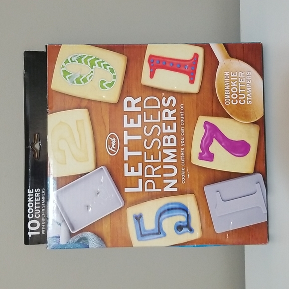 🍪 Letter Pressed Number Stampers by Fred - Picture 3 of 4